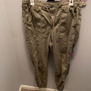 Cute olive green joggers